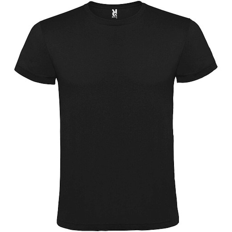Unisex tričko s krátkým rukávem, ROLY ATOMIC, černá, vel. S