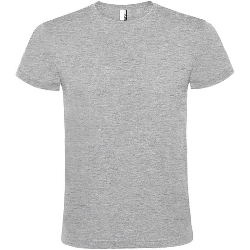 Unisex tričko s krátkým rukávem, ROLY ATOMIC, světle šedý melír, vel. 4XL