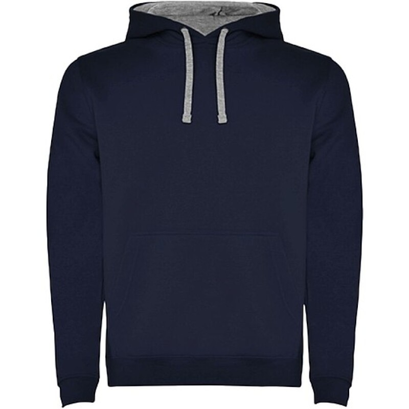 Pánská mikina s kapucí ROLY URBAN, námořní modrá s šedými doplňky, 2XL