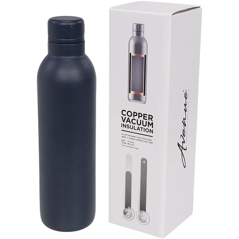 Vakuová sportovní termoska Thor 510 ml s měděnou izolací, bílá