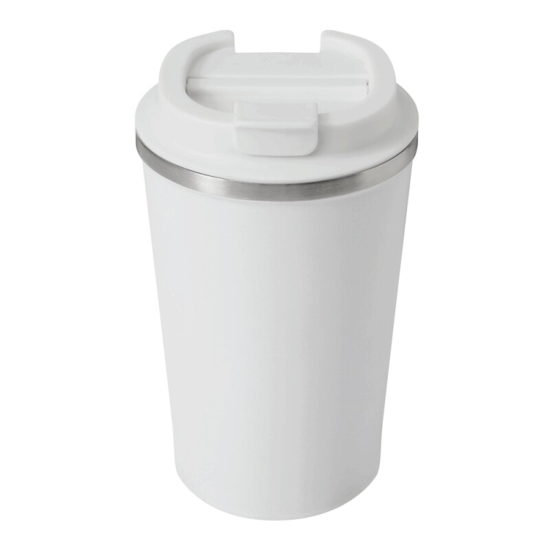 Vakuově izolovaný cestovní termohrnek 350 ml, bílá