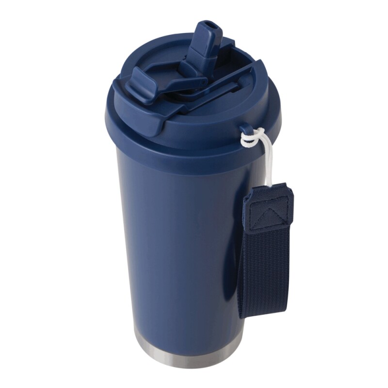 Vakuově izolovaný cestovní termohrnek 500 ml, námořní modrá