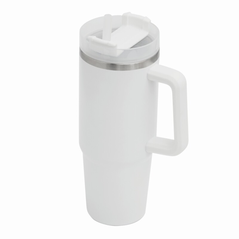 Vakuový termohrnek na pití 900 ml, bílá