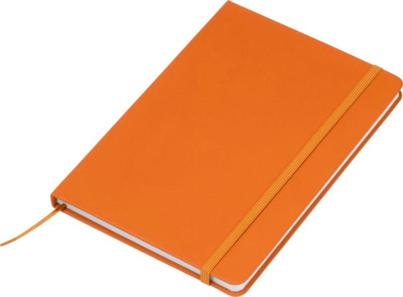 Zápisník A5 z recyklovaného papíru, oranžová