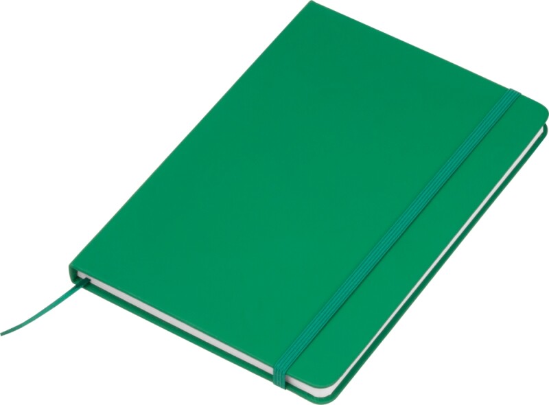 Zápisník A5 z recyklovaného papíru, zelená