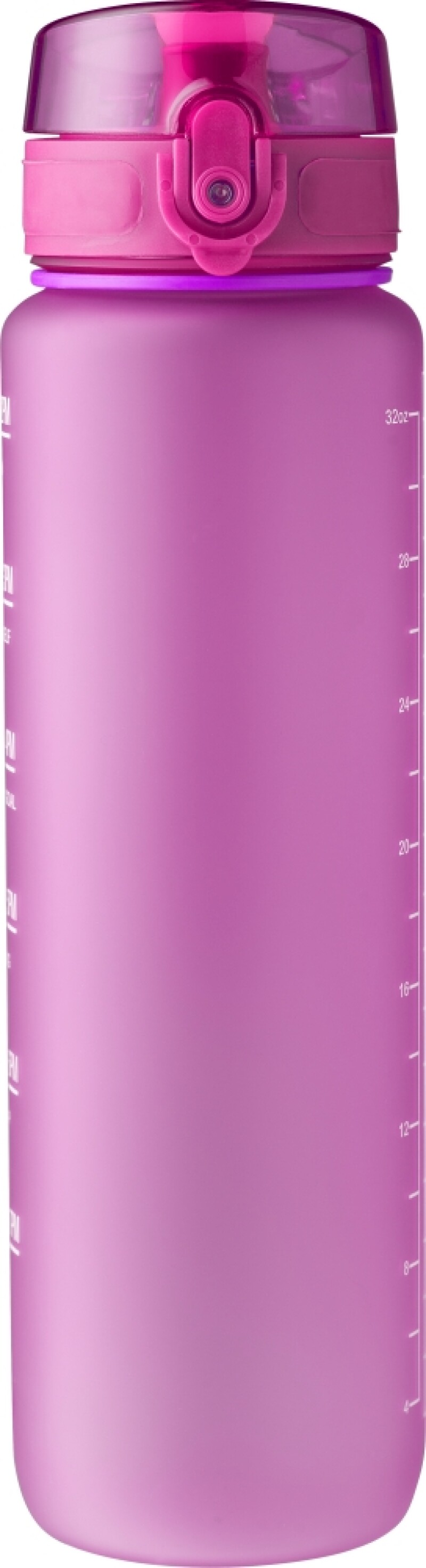 ZERIN Láhev na pití z recyklovaného plastu, 1000 ml, růžová