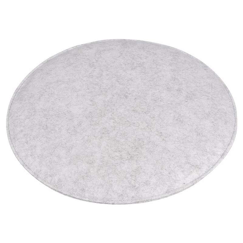 ZESETO Plstěný polštář k sezení, O35 cm, šedá