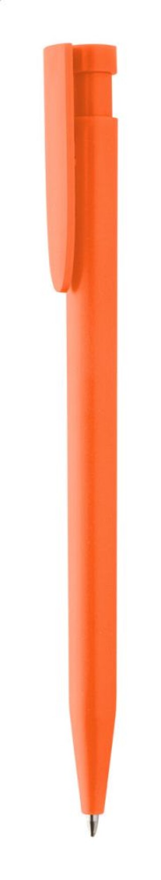 Recyklované kuličkové pero, oranžová