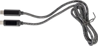 Nylonový nabíjecí kabel 100W, černá
