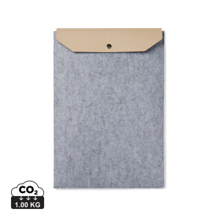 Obal na 17" notebook, recyklovaná plsť, šedý