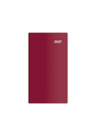 Diář kapesní - Torino čtrnáctidenní - bordó 2027