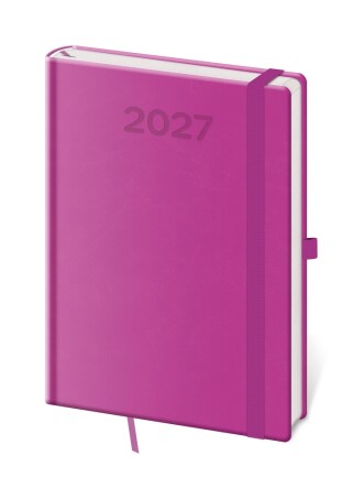 Diář denní A5 Print Pop - fialová 2027