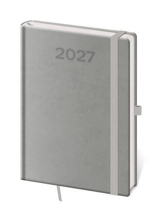 Diář denní A5 Print Pop - šedá 2027