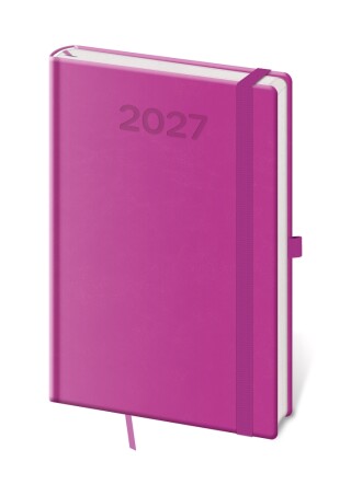 Diář týdenní A5 Print Pop - fialová 2027