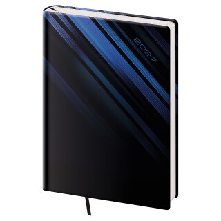 Diář týdenní A5 Print Plus, černá 2027