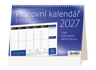 Pracovní kalendář s citáty 2027