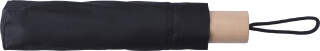 Skládací deštník z RPET, pr. 97cm, černý