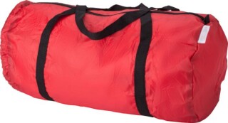 Skládací sportovní taška z RPET, 210D nylon, červená