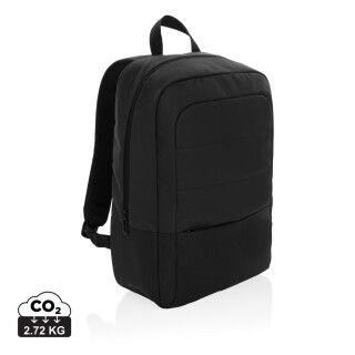 Batoh na notebook z RPET, černý