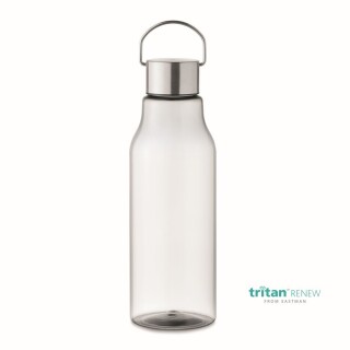 Láhev na pití, 800ml, nerezové víčko, Tritan Renew, transparentní