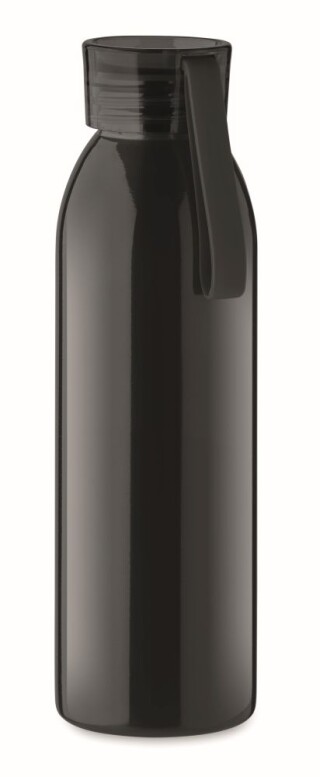 Nerezová láhev na pití, 650ml, černá