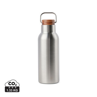 Termo láhev na pití z recyklované oceli, 580ml, stříbrná