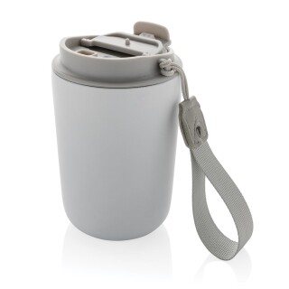 Termohrnek z recyklované oceli, 380 ml, bílá