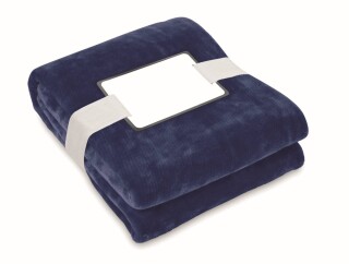 Deka 120x150cm, RPET fleece, modrá