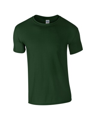 Triko GILDAN SOFTSTYLE ADULT T-SHIRT 153g, tmavě zelená, 2XL