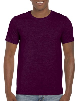 Triko GILDAN SOFTSTYLE ADULT T-SHIRT 153g, červenohnědá, 3XL