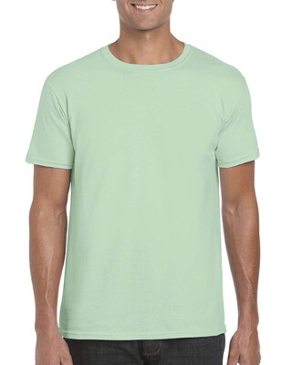 Triko GILDAN SOFTSTYLE ADULT T-SHIRT 153g, mátová, M