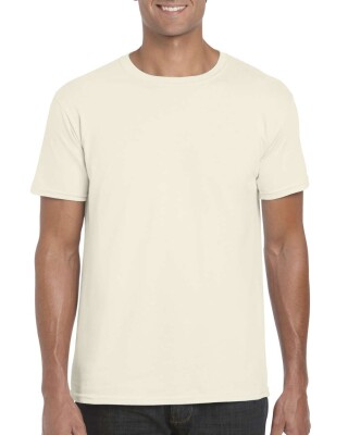 Triko GILDAN SOFTSTYLE ADULT T-SHIRT 153g, krémová, L