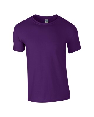 Triko GILDAN SOFTSTYLE ADULT T-SHIRT 153g, tmavě fialová, 3XL