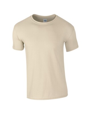 Triko GILDAN SOFTSTYLE ADULT T-SHIRT 153g, béžová, M