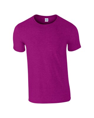 Triko GILDAN SOFTSTYLE ADULT T-SHIRT 153g, fialová, L