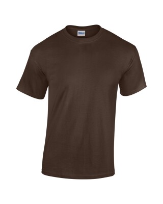 Triko GILDAN HEAVY COTTON ADULT T-SHIRT 180g, středně hnědá, 3XL