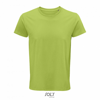 Pánské tričko SOLS CRUSADER MEN - ROUND-NECK FITTED JERSEY T-SHIRT, jasně zelená, XL