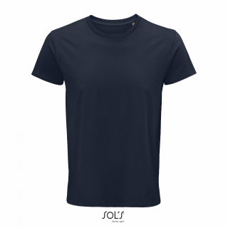 Pánské tričko SOLS CRUSADER MEN - ROUND-NECK FITTED JERSEY T-SHIRT, námořní modrá, XL