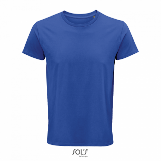Pánské tričko SOLS CRUSADER MEN - ROUND-NECK FITTED JERSEY T-SHIRT, královská modrá, XS