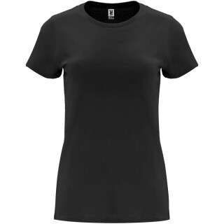 Dámské tričko s krátkým rukávem, ROLY CAPRI, černá, vel. 2XL