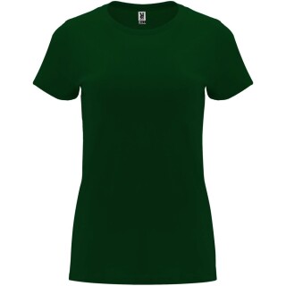 Dámské tričko s krátkým rukávem, ROLY CAPRI, tmavě zelená, vel. 2XL