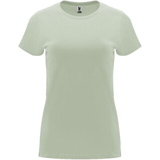 Dámské tričko s krátkým rukávem, ROLY CAPRI, vojenská zelená světlá, vel. 3XL
