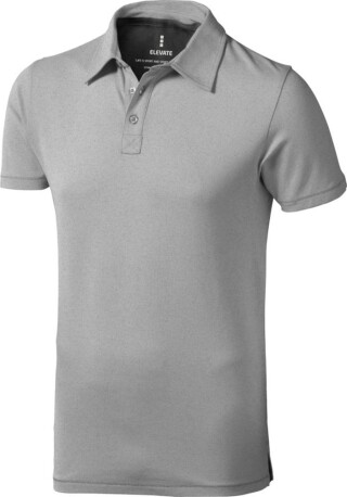 Polokošile ELEVATE MARKHAM POLO světle šedý melír XL