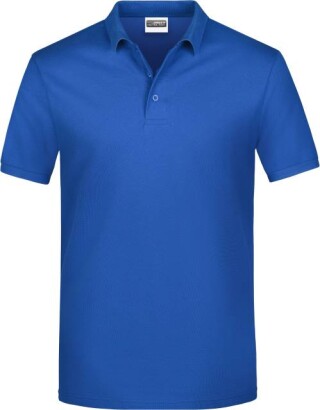 Pánské piqué polo James & Nicholson, královská modrá, XXL