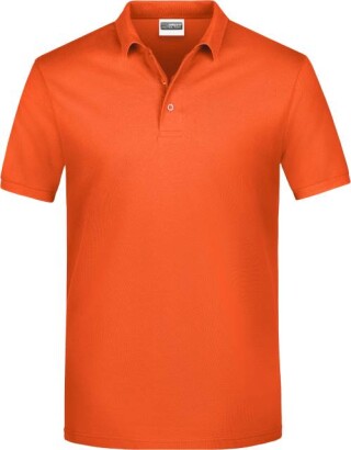 Pánské piqué polo James & Nicholson, oranžová, M