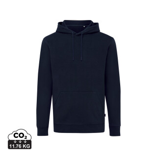 Mikina s kapucí z recyklované bavlny, námořní modrá, 4XL