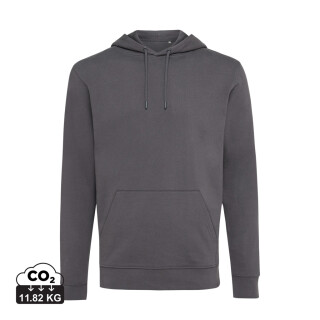 Mikina s kapucí z recyklované bavlny, antracitová, 3XL