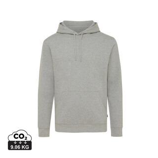 Nebarvená mikina s kapucí, šedá, 5XL