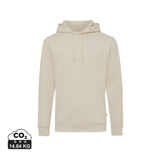 Nebarvená mikina s kapucí, béžová, 4XL