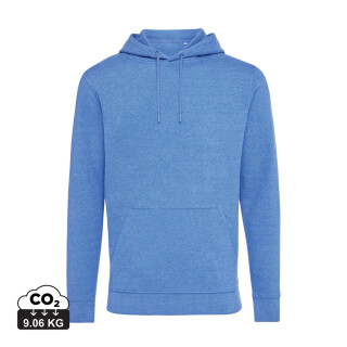 Nebarvená mikina s kapucí, modrá, 3XL